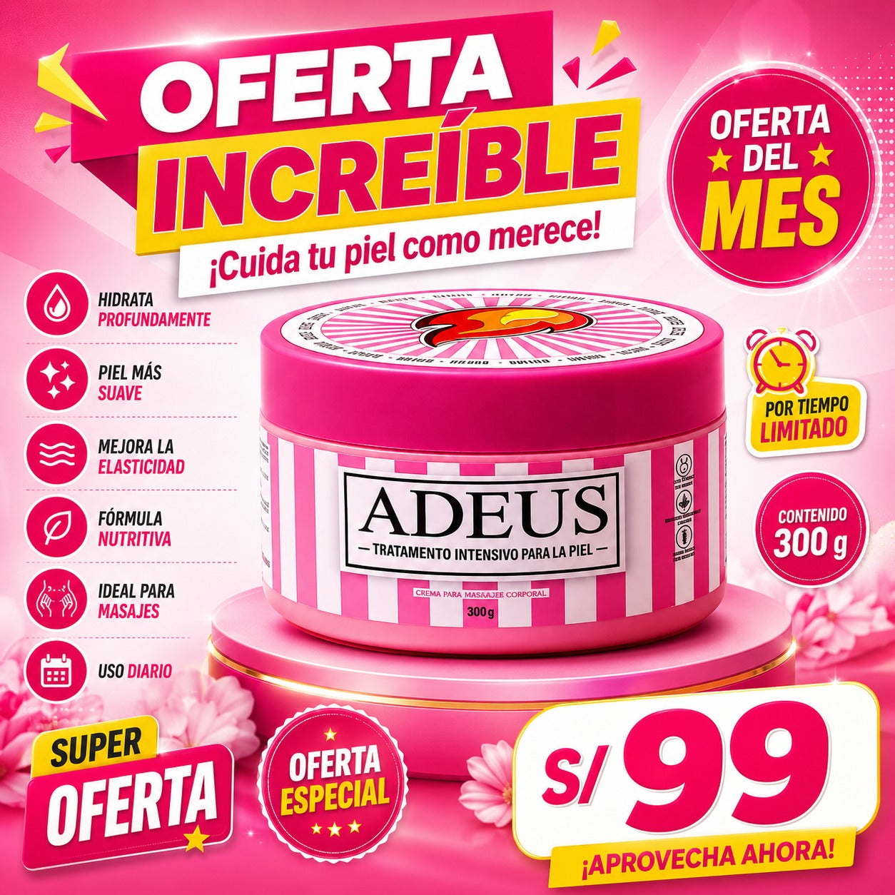 ADEUS CREMA ROSA