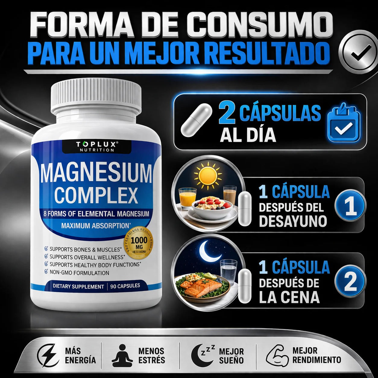 MAGNESIO 90 CAPSULAS