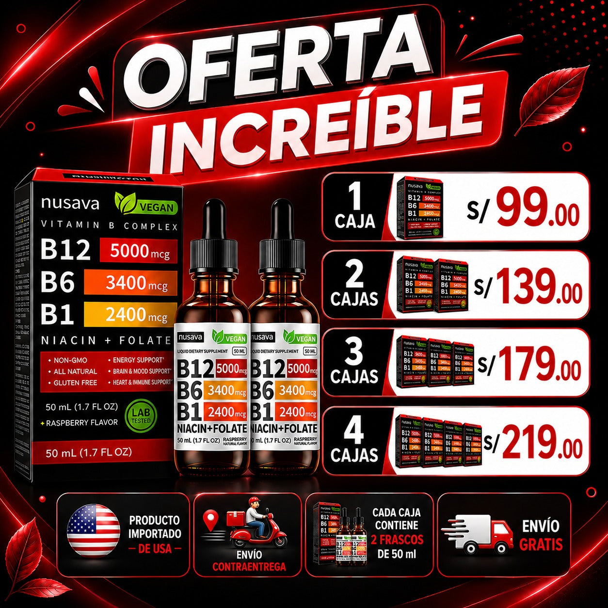 COMPLEJO DE VITAMINA B12  NUSAVA