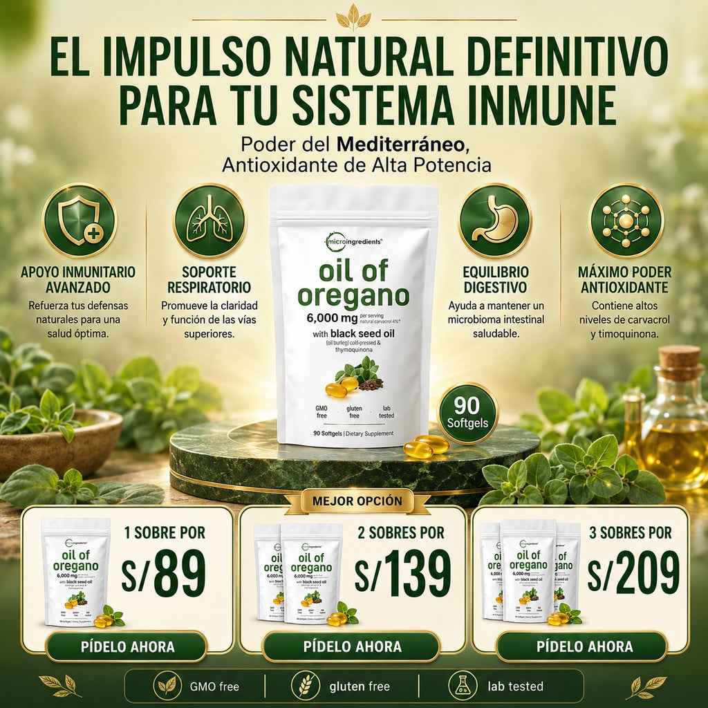 OIL OF OREGANO - ACEITE DE OREGANO