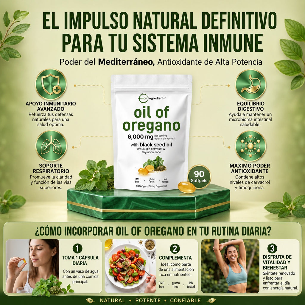 OIL OF OREGANO - ACEITE DE OREGANO