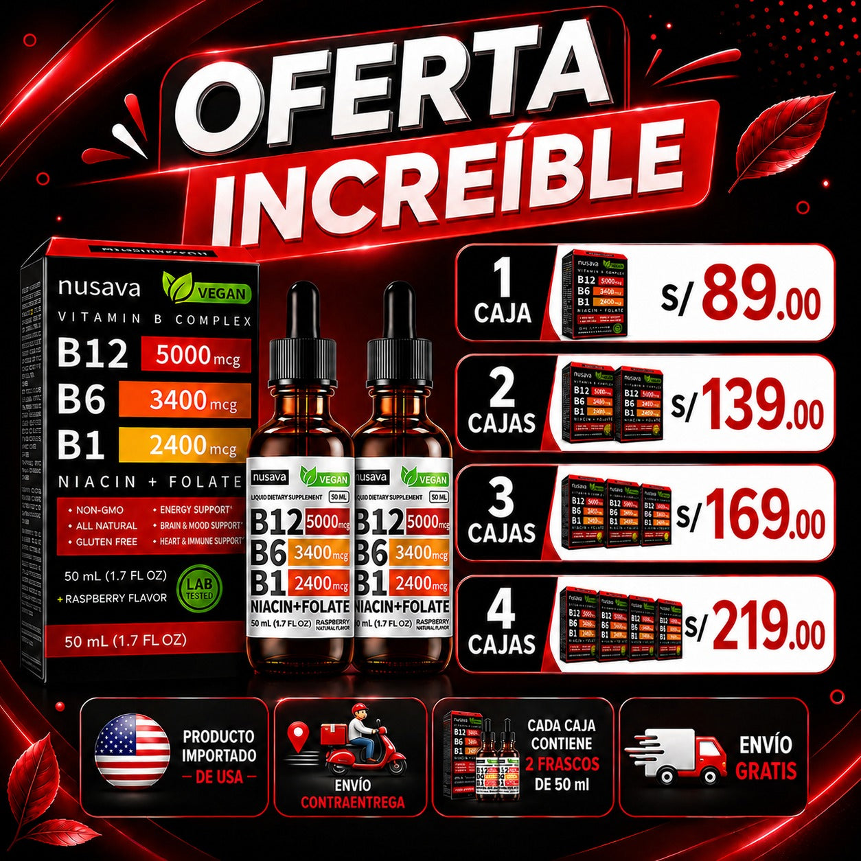 COMPLEJO DE VITAMINA B12  NUSAVA