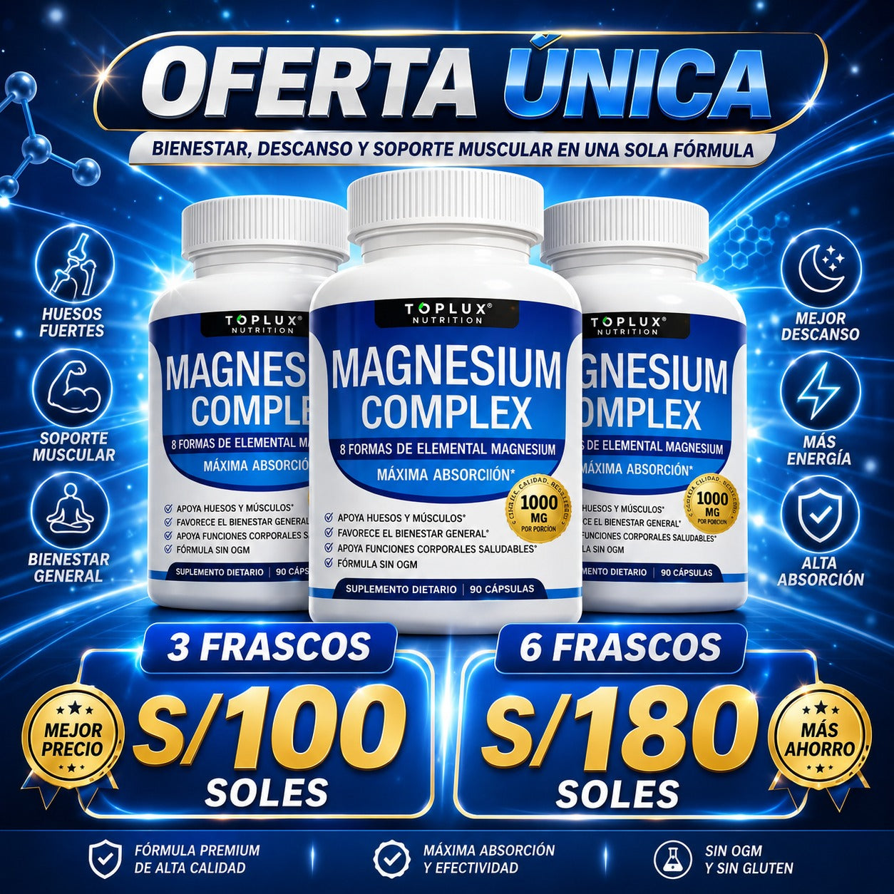 MAGNESIO 90 CAPSULAS