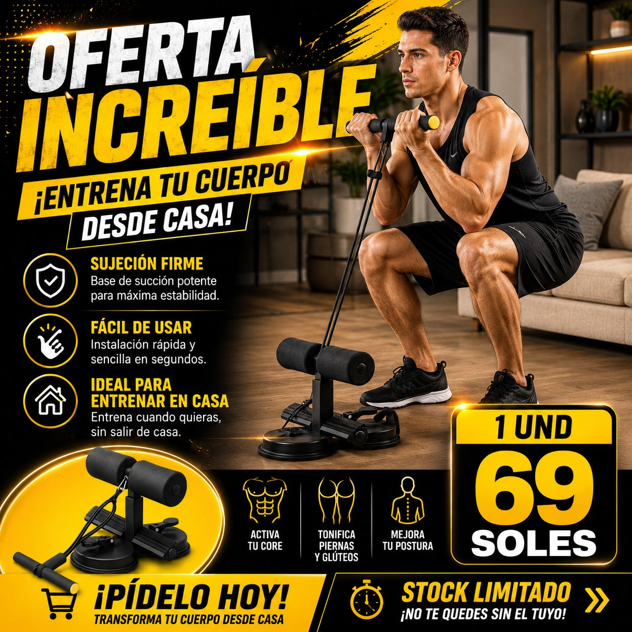 SOPORTE PARA ABDOMINALES
